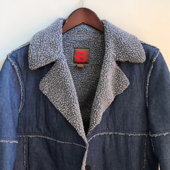 Bernardo Jackets & Blazers - ⭐️Denim Sherpa Jacket Coat